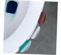TOYZFRIENDY 3pcs Toilet Seat Lid Lifter Handle Adhesive No-Touch Toilet Seat Cover Lifting Tabs for Clean Installation in Home Hotel and Public Restrooms Multipurpose Bathroom Accessories