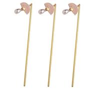 TOYZFRIENDY 3pcs Vintage Hair Sticks for Buns Durable Smooth Edged Hair Pins for Women Headdress Elegant Bun for Secure Updo Styling