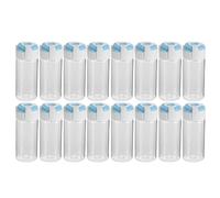TOYZFRIENDY 40Ml 40Pcs Glass Ampoule Vials with White Medical Caps and Blue Split Stoppers, 10Ml Sealed Laboratory Bottles for Chemical Storage and Liquid Sample Preservation