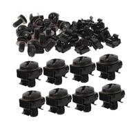TOYZFRIENDY 40pcs Rack Mount Screws with Cage Nuts and Washers Heavy Duty Black Server Rack Screws for Network Cabinets and Audio Equipment Shockproof Anti-vibration Design for Enhanced