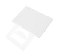TOYZFRIENDY 40PCS Reusable Alphabet Number Stencils Thick Pet Templates for Painting Wood Walls DIY Craft Journals Notebooks Creative Art Projects