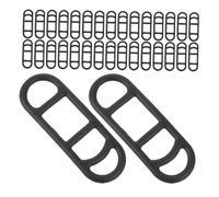 TOYZFRIENDY 40pcs Silicone Bike Light Straps Elastic Shockproof Mount Bands for Bicycle Headlamp and Taillight Weather-resistant Fit for Handlebars and Seat Posts Quick Release Compact Design