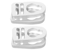 TOYZFRIENDY 4pcs Aluminum Kayak Seat Buckles Clips Lightweight Kayak Seat Strap Replacement Mounts for Secure Boat Latch Fixing Compatible with Multiple Hooks
