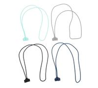 TOYZFRIENDY 4pcs Anti-lost Silicone Earphone Straps for Magnetic Wireless Headset Lanyard with Elastic Flexible Design for Secure Fit and Sport Use
