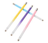 TOYZFRIENDY 4pcs Capacitive Stylus Pen for Tablet Stylus Use Dual-function Design Changing Silver Material for Touchscreen Mobile Phones and Accurate Writing Drawing Scenarios