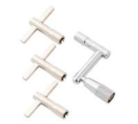TOYZFRIENDY 4pcs Drum Key Wrench Metal Continuous Motion Drum Tuning Keys Essential Musical Instrument Accessories for Drummers