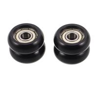 TOYZFRIENDY 4pcs Gym Roller Wheels Replacement, Detachable Exercise Roller Accessories Φ32*φ8*12l Plastic Casters for Ab Core Workout Equipment, Fitness Machine Parts Compatible Treadmills