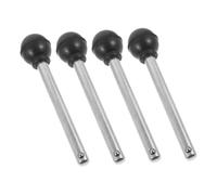TOYZFRIENDY 4pcs Magnetic Weight Stack Pins with Ball Head Locking for Strength Training Gym Machine Accessories Black Loading Pins for Home Commercial and Health Club Use