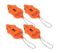 TOYZFRIENDY 4pcs Mini Golf Stroke Counter Score Keeper for 2 Players Lightweight Portable Plastic Golf Scoring Tool with Clicker Training and Competition Equipment