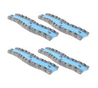 TOYZFRIENDY 4pcs Miniature River Scenery Resin Ornaments, Realistic Artistic Creek Water Feature, Lasting Garden Accessory Enhance Miniature Landscape Decoration for Fairy Garden Sand Table