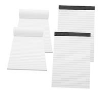 TOYZFRIENDY 4Pcs Portable Notepads Office Supplies Tear-off Writing Pads for Daily Planning Meeting Notes and Personal Organization