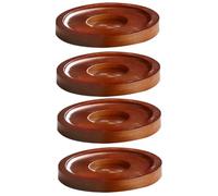 TOYZFRIENDY 4pcs Rotating for Whiskey Glasses Round Non- Design for Bars Homes and Pubs for Whiskey and Beer Mugs Luxurious Finish