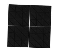 TOYZFRIENDY 4pcs Self-adhesive Soundproof Panels Acoustic Dampening Sound Absorbing Pads for Home Studio Bedroom Office Noise Insulation and Sound Control
