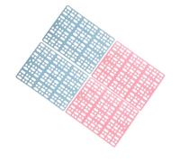 TOYZFRIENDY 4pcs Small Animal Foot Mats for Cage Floor Breathable Plastic Rabbit Feet Pads with Comfortable Resting Surface Versatile Fit for Guinea Pigs Bunnies Chinchillas Easy to Clean
