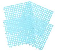 TOYZFRIENDY 4Pcs Small Animal Foot Mats for Rabbit Cage Cuttable and Splicable Bunny Floor Pads with Strong Air Permeability Non-slip Guinea Pig and Hamster Cage Liners Easy to Mats