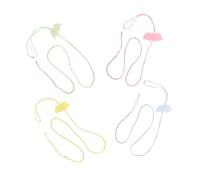 TOYZFRIENDY 4pcs Small Animal Harness Leash with Angel Wings Comfortable Nylon Vest for Hamsters Squirrels Chinchillas Adjustable Outdoor Walking Accessory in Four Colors