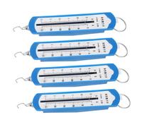 TOYZFRIENDY 4pcs Spring Scale with Ranges Portable Physics Experiment Equipment Plastic and Iron Construction for Student Teaching and Force Measurement