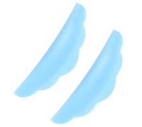 TOYZFRIENDY 5 Pairs Silicone Eyelash Perm Gaskets Blue Lash Extension Pads Eyelash Grafting Tool and Lash Lift Applications