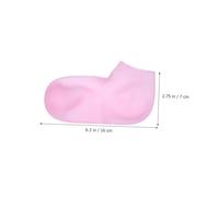 TOYZFRIENDY 5 Pairs Silicone Gel Moisturizing Socks for Women Reusable Foot Care Supplies for Dry Cracked Feet Soft Elastic Silicone Soaking Socks for and Comfort