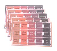 TOYZFRIENDY 5 Sheets Bible Tabs for Women Study Bible Multi-Color Index Book Tabs Sturdy Adhesive Chapter Markers for Efficient Scripture Navigation and Easy Categorization