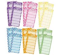 TOYZFRIENDY 50 Sheets Portable Budget Binder Inserts with Punch Daily Expense Tracker Cards for Home Office Business Use Practical Budget Sheets for Financial Planning and Organization