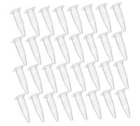 TOYZFRIENDY 500pcs Small Centrifuge Tubes with Caps Plastic Experiment Storage Tubes for Molecular Biology Clinical Chemistry Lab Consumables for Hospitals and Scientific Research