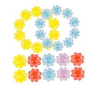 TOYZFRIENDY 50pcs Bicycle Wheel Beads Decorations Durable Small Clips Bike Accessories for Teens Easy Snap Decors