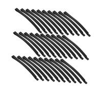 TOYZFRIENDY 50pcs Black Metal Hair Pins DIY Hair Clips for Women Classic Straight Bobby Pins and Styling