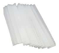 TOYZFRIENDY 50pcs Makeup Brush Screen Cover Cleaning Powder Make up Brushes Beauty Sleeve Elf Blending Concealers Face DIY Mesh Cosmetic Way White