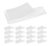 TOYZFRIENDY 50pcs Neck Tie Storage Bags 12cm Wide Dustproof Plastic Covers for Hanging and Travel Tie Organization, Men’s Formal Necktie Protector Sleeves