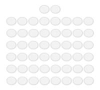 TOYZFRIENDY 50pcs Plastic Kazoo Diaphragms Universal Kazoo Flute Membranes Replacement Films for Guitar Ukulele Accessories Music Instruments