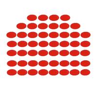 TOYZFRIENDY 50Pcs Round Double-sided Adhesive Tapes for Car Ornament Fixing PVC Glue Pads for Hanging Hooks Photo Frames Wall Storage Boxes Strong and Removable Stickers
