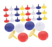 TOYZFRIENDY 50pcs Round Plastic Golf Ball Markers Flat Marking Accessories for Golf Sport
