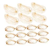 TOYZFRIENDY 50pcs Women's Hair Bun Nets Invisible Mesh Net Covers for Hair Buns Professional Dance Nursing Stewardess Accessories