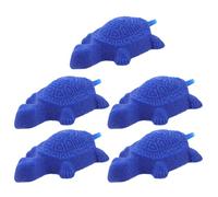 TOYZFRIENDY 5pcs Aquarium Air Stone Bubble Diffuser for Fish Tank, Turtle Bubble Decoration Stones with Air Pump Compatibility, Aquarium Bubbler Accessories for Hydroponics and Pond Use