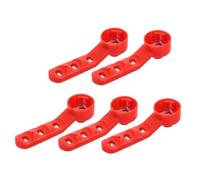TOYZFRIENDY 5pcs Ball Valve Handle Replacement with Iron Plate Reinforcement Leak Resistant Water Valve Lever Handles for Outdoor Faucet Repair Long Ergonomic Grip for Efficient Control