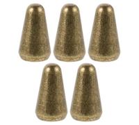 TOYZFRIENDY 5pcs Brass Guitar Pickup Switch Cap Replacement Parts for Electric Guitar Tremolo Arm Smooth Transitions Upgrades Compatible with 3/5-way Toggle Switches