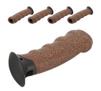 TOYZFRIENDY 5pcs Cork Handle Replacement for Trekking Poles - Anti-slip Hiking Pole Grip - Walking Pole Handle Replacement for Outdoor Mobility and Senior Use
