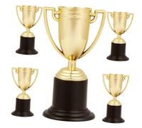 TOYZFRIENDY 5Pcs Mini Trophy Abs Award Models Lightweight Decorative Prizes for Party Games Basketball Football Table Tennis Match Rewards