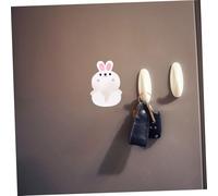 TOYZFRIENDY 5pcs Multi-Color Self-Adhesive Power Plug Holders Wall Hooks for Cable Organization and Space Saving Versatile No-Drill Socket Fixers for Home and Office Use