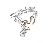 TOYZFRIENDY 5pcs Reusable Aluminum Tip Nail Forms for Extension Silver Nail Art Tools with Marked Guides for Manicure at Home Professional Salon