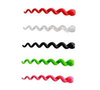 TOYZFRIENDY 5pcs Silicone Bike Frame Cable Protector Covers Anti-Slip Wire Hiders for Mountain Road Folding Bikes Scratch-Resistant Brake Cable Guards in Red Green Pink Black Transparent