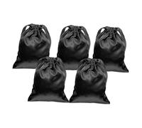 TOYZFRIENDY 5Pcs Small Reusable Drawstring Jewelry Storage Bags Portable Cosmetic Makeup Organizer Dustproof Pouches for Travel Party and Daily Use