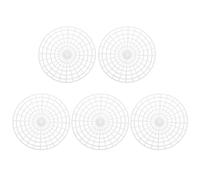 TOYZFRIENDY 5pcs Vegetable Pickle Press Plates Plastic Fermentation Weights for Kimchi Sauerkraut Home Pickling Food Safe Easy Clean Fermenting Tool for Various Jar