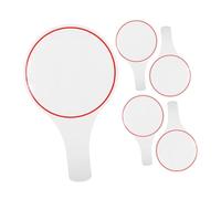 TOYZFRIENDY 5Pcs Writable Scoreboards Handheld Dry Erase Whiteboards for Judges Voting Auctions Simple Erasable Boards for Events