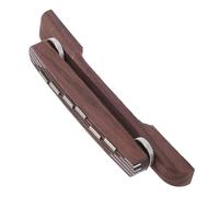 TOYZFRIENDY 6 String Adjustable Height Acoustic Guitar Bridge String Archtop Jazz Guitar Natural Rosewood Material with Smooth Polished Surface Lightweight and Portable