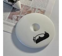 TOYZFRIENDY 60ml Penguin Pattern Bone China Espresso Coffee Cup and Saucer Set, Ceramic Tea Serving Cup for Afternoon Tea and Italian Style Coffee Drinking