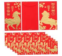 TOYZFRIENDY 60pcs Vietnamese Lunar Year Red Envelopes for Year Horse Traditional Hong Bao Money Packets with Unique Horse Design Asian Spring Festival Decorations for Gifting Prosperity and