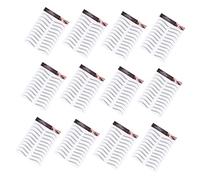 TOYZFRIENDY 6d Waterproof Artificial Eyebrow Stickers 12pcs Imitation Eyebrow Transfers for Natural Shaping Makeup Suitable for Women
