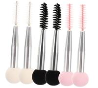 TOYZFRIENDY 6pcs Double-head Eyebrow Stamper Makeup Sponge for Precise Eyebrow Makeup and Eyelash Styling Handle Cosmetic Brushes for Women and Beginners Suitable for Various Cosmetics